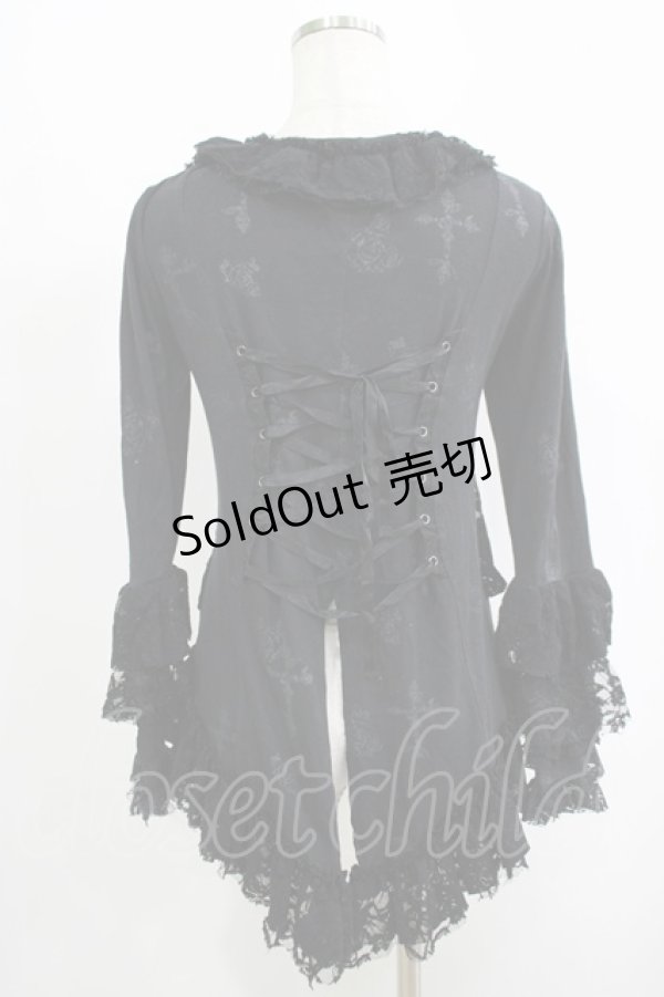 画像3: h.naoto Blood / レースフリルボレロ  ブラック H-25-09-12-048-HN-TO-KB-ZH (3)