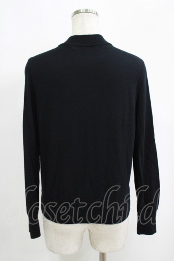 画像3: Jane Marple Dans Le Salon / リボン付きニット M ブラック H-25-09-12-052-JM-TO-KB-ZH (3)