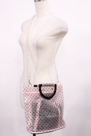 画像: Ank Rouge / パールドットポシェット  ピンク H-25-09-12-1032-CA-BG-NS-ZH