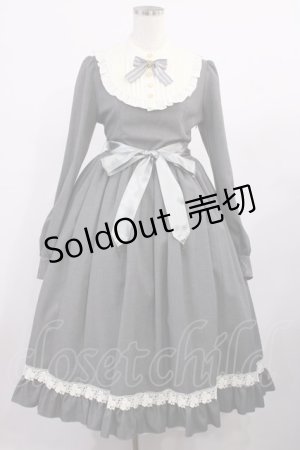 画像: metamorphose / クラシカルシスターワンピース Free グレー H-25-09-12-1004-ME-OP-NS-ZH