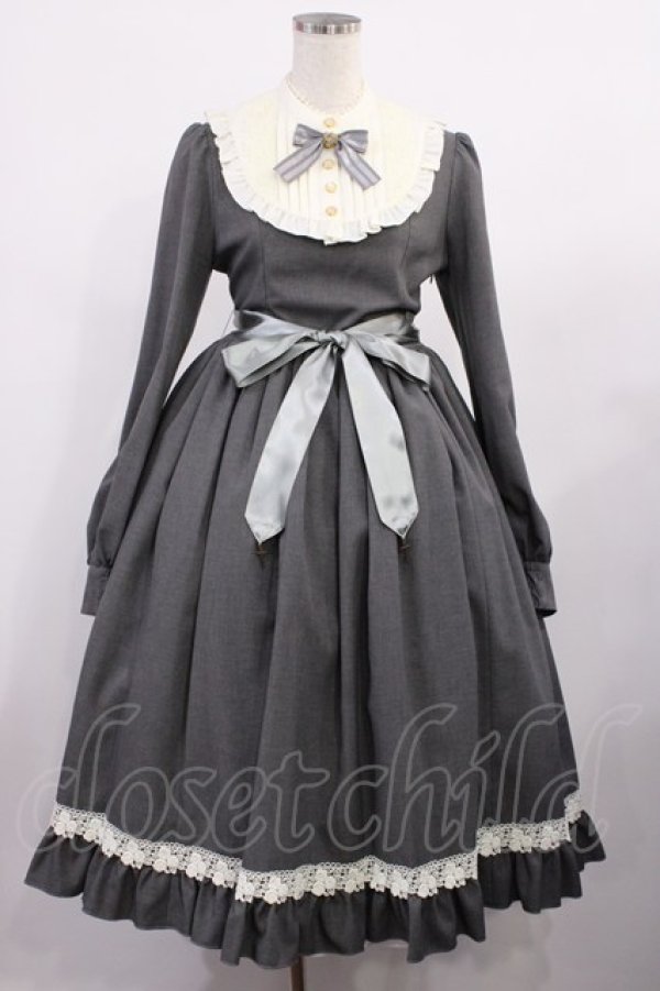 画像1: metamorphose / クラシカルシスターワンピース Free グレー H-25-09-12-1004-ME-OP-NS-ZH (1)