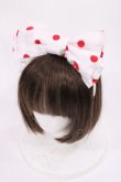 画像1: Angelic Pretty / Milky Berryカチューシャ  オフ H-25-09-12-1037-AP-AC-NS-ZH (1)