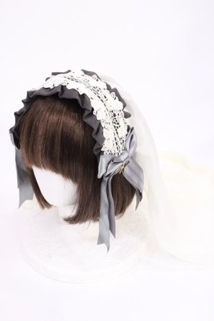 画像: metamorphose / クラシカルシスターカチューシャ  グレー H-25-09-12-1038-ME-AC-NS-ZH