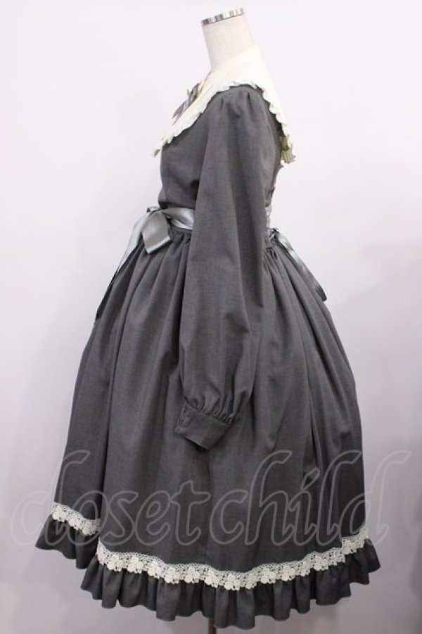 画像2: metamorphose / クラシカルシスターワンピース Free グレー H-25-09-12-1004-ME-OP-NS-ZH (2)