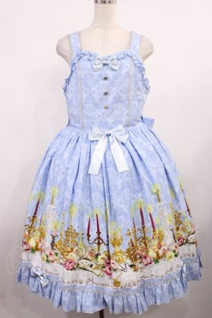 画像: metamorphose / 【プラスサイズ】dim lightジャンパースカート+ヘッドドレスセット プラスサイズ サックス H-25-09-12-1005-ME-OP-NS-ZH