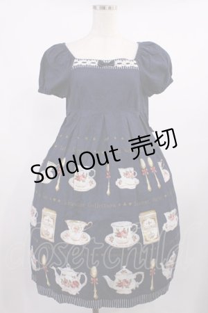 画像: Innocent World / ティータイムワンピース M ネイビー H-25-09-12-1007-IW-OP-NS-ZH