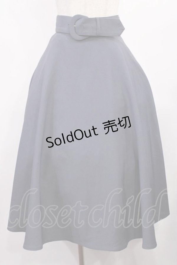 画像1: an another angelus / 変形バックルベルトサーキュラースカート Free BLUE H-25-09-12-1010-CA-SK-NS-ZH (1)