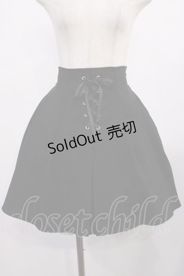 画像1: Secret Honey / バックリボンスカート Free ブラック H-25-09-12-1013-CA-SK-NS-ZH (1)