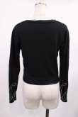 画像2: F&A / スカラップレースニットカーディガン Free BLACK H-25-09-12-1021-LO-TO-NS-ZH (2)