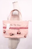 画像1: LIZ LISA / チョコディップチェリートートバッグ  ピンク H-25-09-12-1029-LO-BG-NS-ZH (1)