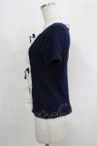 画像2: Jane Marple / レースリボンカーディガン  ネイビー H-25-09-12-054-JM-TO-KB-ZH (2)