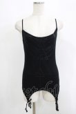 画像1: WIDOW / ガーターキャミソール  黒 H-25-09-12-056-PU-TO-KB-ZH (1)