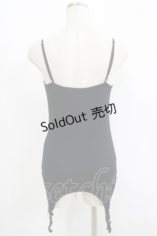 画像3: WIDOW / ガーターキャミソール  黒 H-25-09-12-056-PU-TO-KB-ZH (3)