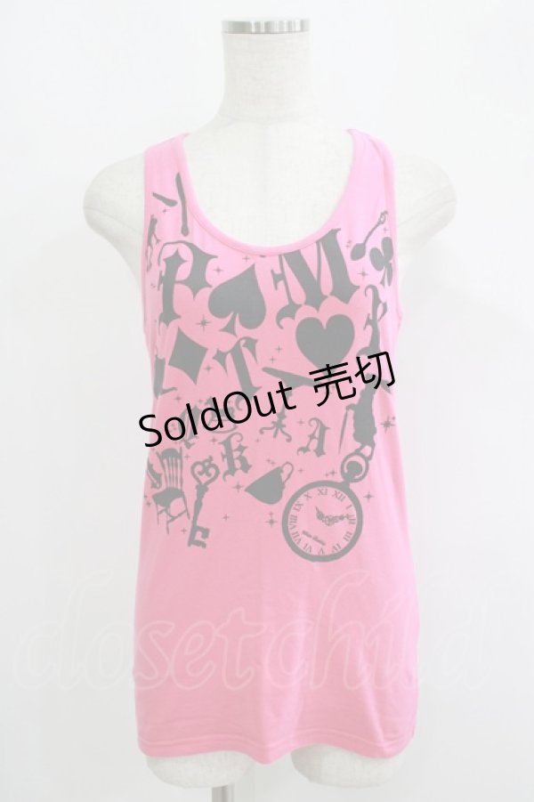 画像1: PUTUMAYO / プリントタンク  ピンク H-25-09-12-059-PT-TO-KB-ZH (1)