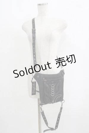 画像: Restyle / フラップ風BAG  ブラック H-25-09-12-064-GO-BG-KB-ZH