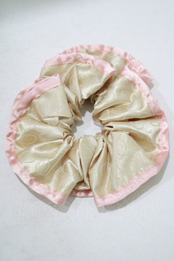 画像1: Q-pot. / シュシュ  ベージュピンク H-25-09-12-069-QP-AC-KB-ZH (1)