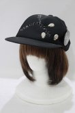 画像1: STIGMATA / ダメージカスタムキャップ  黒 H-25-09-12-075-GO-AC-KB-ZH (1)