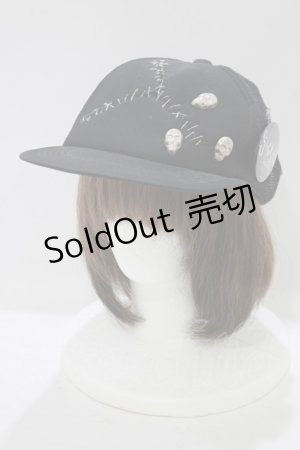 画像: STIGMATA / ダメージカスタムキャップ  黒 H-25-09-12-075-GO-AC-KB-ZH