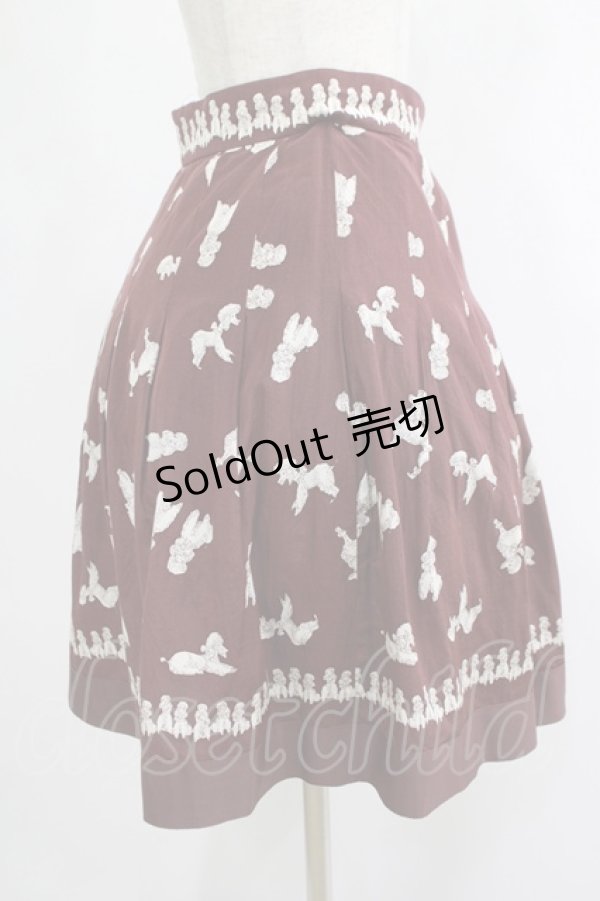 画像2: Jane Marple / プードルタックスカート  ワイン H-25-09-12-010-JM-SK-KB-ZH (2)