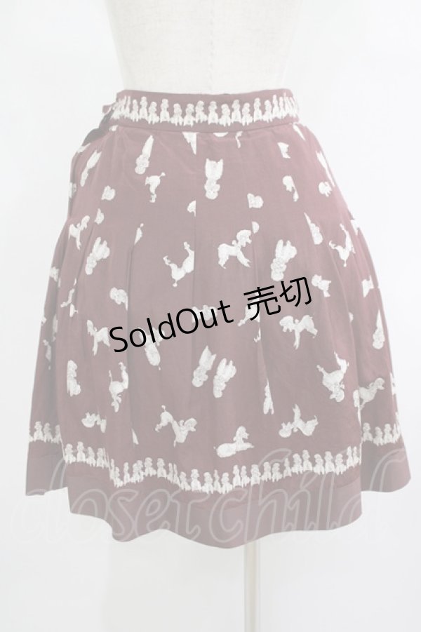 画像3: Jane Marple / プードルタックスカート  ワイン H-25-09-12-010-JM-SK-KB-ZH (3)