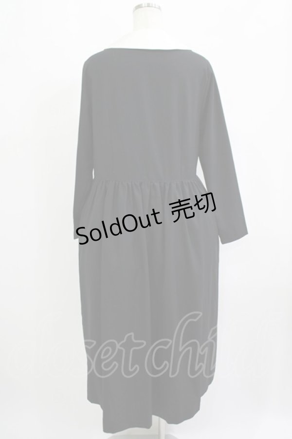 画像3: Jane Marple / レーストリムドミトリードレス M ブラック H-25-09-12-013-JM-OP-KB-ZH (3)