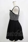 画像2: PUNK RAVE / Swallow gird stitching suspenders punk little black dress XS 黒 H-25-09-12-014-PU-OP-KB-ZH (2)
