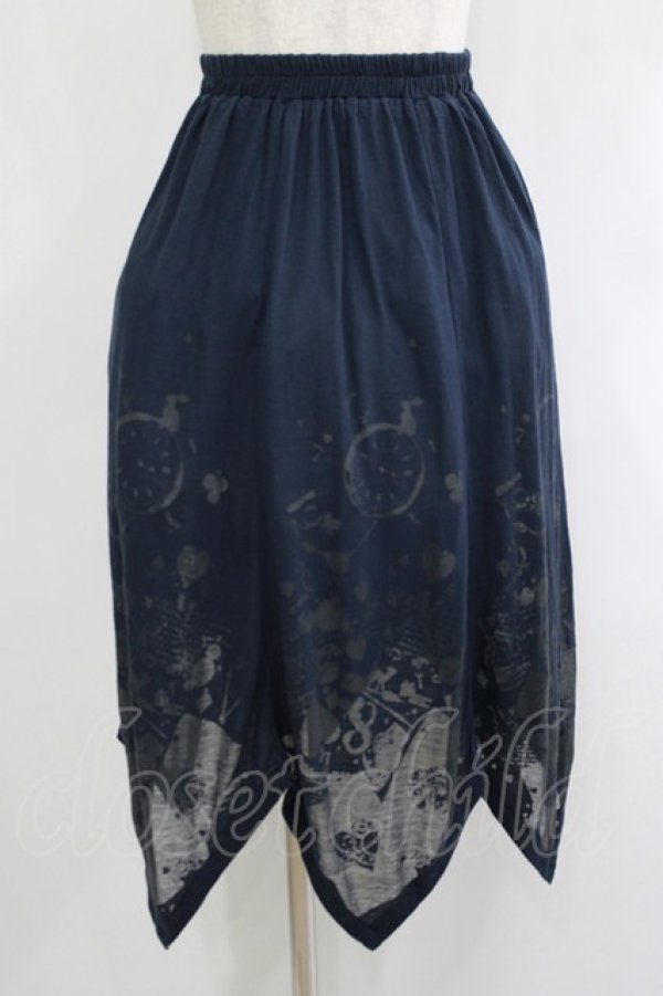 画像1: PUTUMAYO / オパールイレギュラースカート  ネイビー H-25-09-12-016-PT-SK-KB-ZH (1)