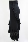 画像2: WIDOW / アシメフリルスカート  黒 H-25-09-12-022-PU-SK-KB-ZH (2)
