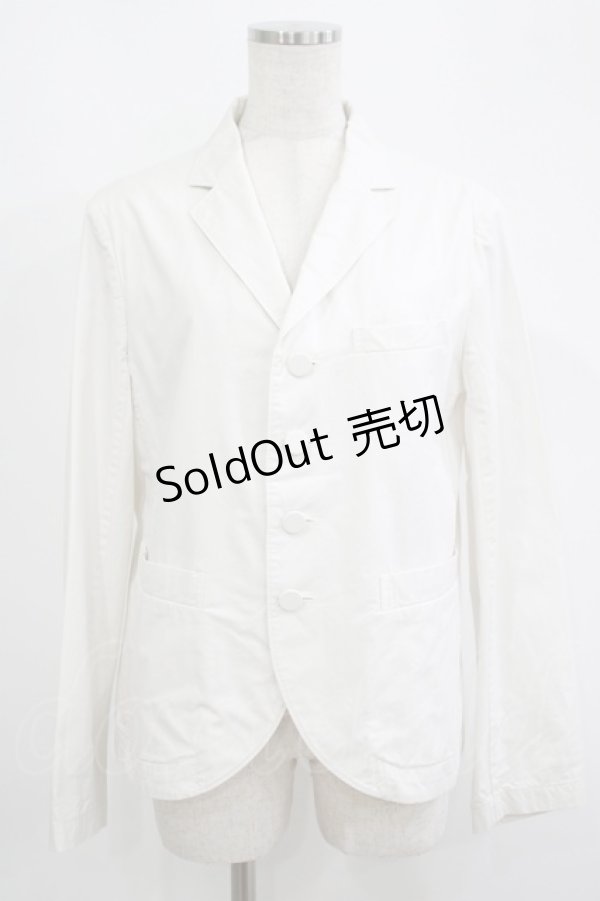 画像1: Jane Marple / Twill typewriter peasant jacket M アイボリー H-25-09-12-023-JM-JA-KB-ZH (1)