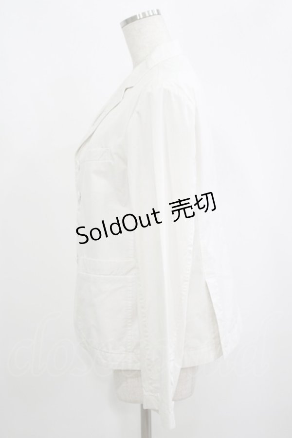 画像2: Jane Marple / Twill typewriter peasant jacket M アイボリー H-25-09-12-023-JM-JA-KB-ZH (2)
