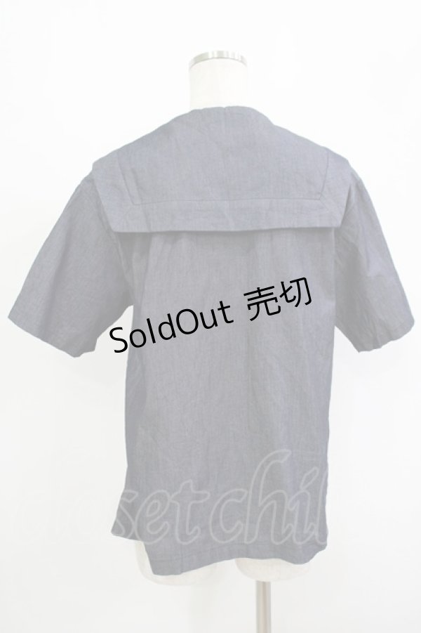 画像3: MILK / Sailorブラウス  インディゴ H-25-09-12-024-ML-BL-KB-ZH (3)