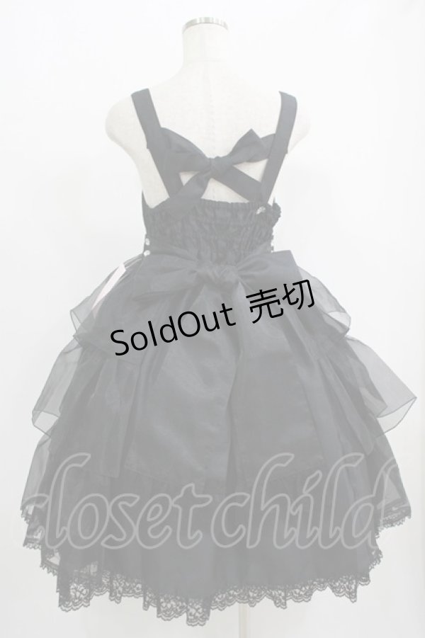 画像3: metamorphose / Mellifluous フロントあきフリルジャンパースカート サイズ1 ブラック H-25-09-13-003-ME-OP-NS-ZH (3)