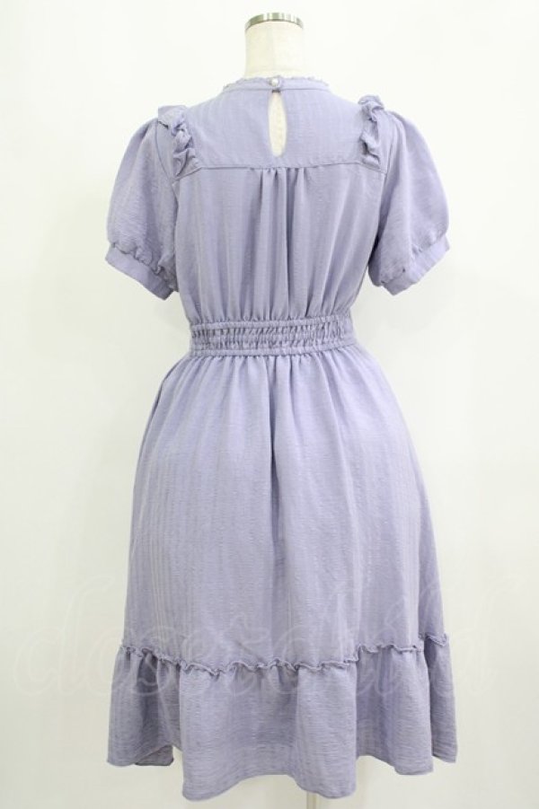 画像3: axes femme / すみれ刺繍ワンピース M ラベンダー H-25-09-13-029-AX-OP-NS-ZH (3)