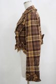 画像2: axes femme kawaii / タータンチェックジャケット M イエロー H-25-09-13-038-AX-JA-NS-ZH (2)