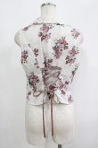 画像3: axes femme / グランブーケ柄レース襟ベスト Free 生成り H-25-09-13-039-AX-TO-NS-ZH (3)