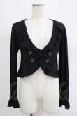 画像1: axes femme / フリルボレロ M ブラック H-25-09-13-049-AX-TO-NS-ZH (1)