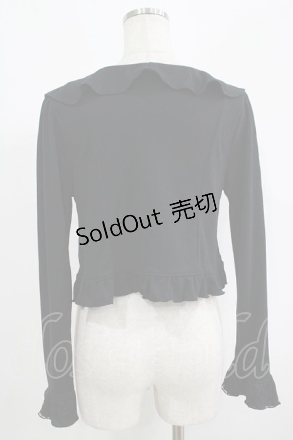 画像3: axes femme / フリルボレロ M ブラック H-25-09-13-049-AX-TO-NS-ZH (3)