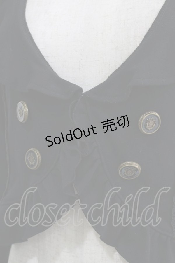 画像4: axes femme / フリルボレロ M ブラック H-25-09-13-049-AX-TO-NS-ZH (4)