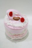 画像1: BABY,THE STARS SHINE BRIGHT / いちごケーキポーチ  ピンク H-25-09-13-057-BA-ZA-NS-ZH (1)