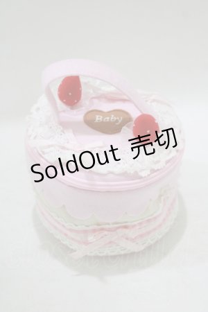 画像: BABY,THE STARS SHINE BRIGHT / いちごケーキポーチ  ピンク H-25-09-13-057-BA-ZA-NS-ZH