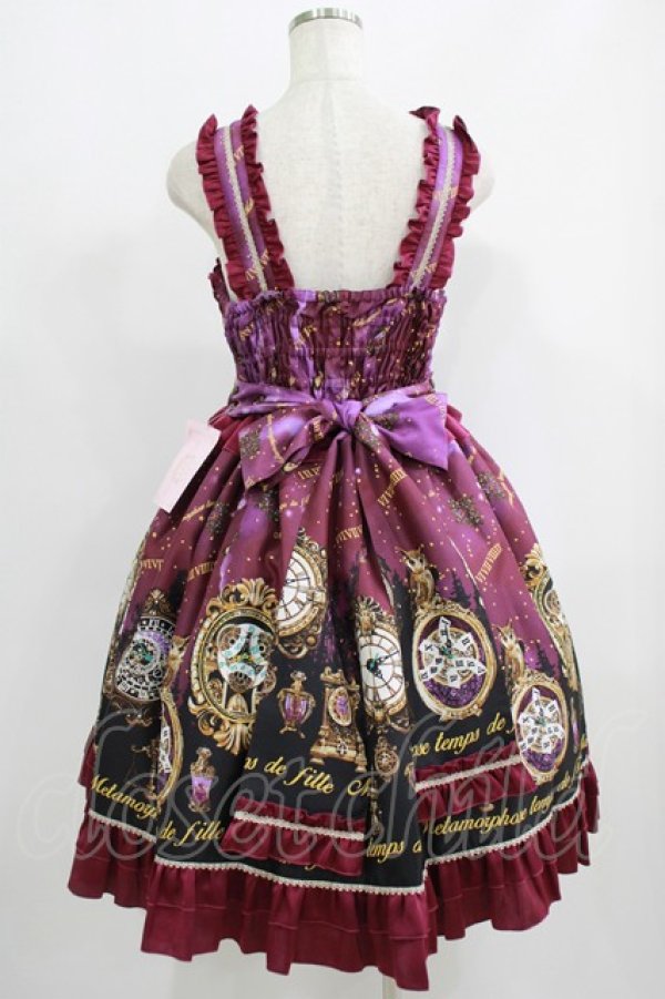 画像3: metamorphose / Clock Forest Night フリルジャンパースカート サイズ1 ダリアパープル H-25-09-13-006-ME-OP-NS-ZH (3)