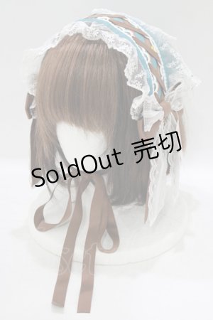 画像: metamorphose / Dreamy Little Farmバブーシュカヘッドドレス  グリーン H-25-09-13-063-ME-AC-NS-ZH