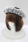 画像1: m petit by misako / TT*AMレースBベレー  ブラック H-25-09-13-068-LO-AC-NS-ZH (1)
