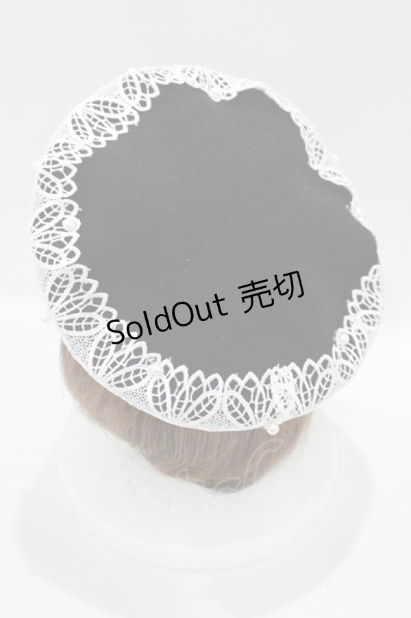 画像2: m petit by misako / TT*AMレースBベレー  ブラック H-25-09-13-068-LO-AC-NS-ZH (2)