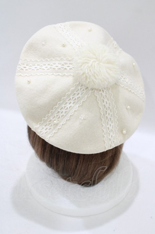 画像2: CHOCOCHIP COOKIE / ポンポンベレー帽  オフ H-25-09-13-073-LO-AC-NS-ZH (2)