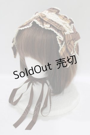 画像: axes femme kawaii / タータンチェックヘッドドレス  イエロー H-25-09-13-075-AX-AC-NS-ZH