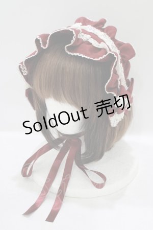 画像: metamorphose / ブリム付きヘッドドレス  ボルドー H-25-09-13-076-ME-AC-NS-ZH