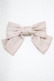 画像2: Fi.n.t / サテンビッグリボンバレッタ  PINK H-25-09-13-077-CA-AC-NS-ZH (2)