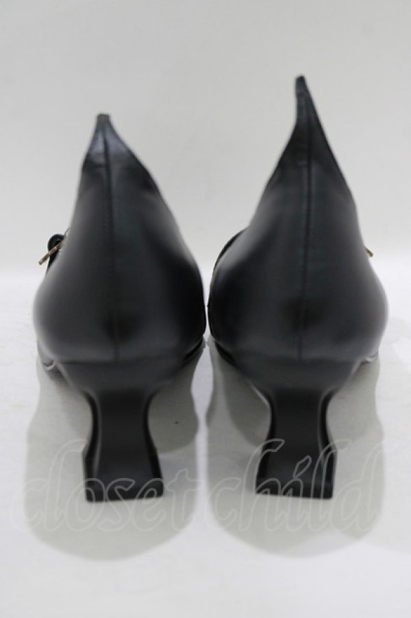 画像3: FUNTASMA（海外ブランド） / バックルミュール 31cm ブラック H-25-09-13-080-PU-SH-NS-ZH (3)