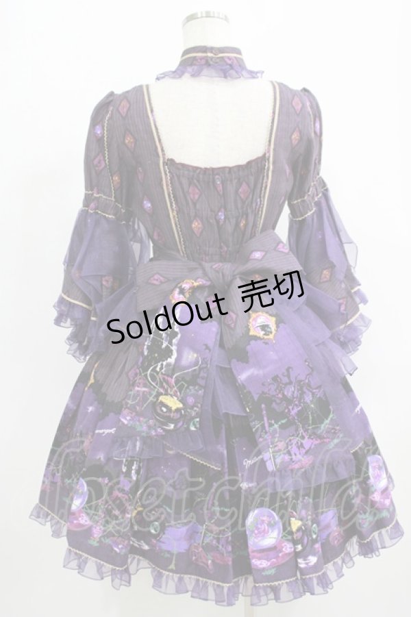 画像3: metamorphose / 魔女の森ラッパ袖ワンピース Free パープル H-25-09-13-010-ME-OP-NS-ZH (3)